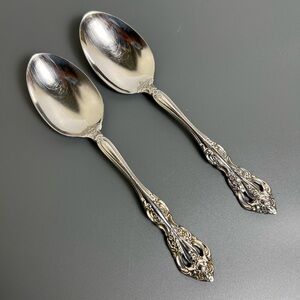 2 pc Oneida CUBE Stainless Steel MICHELANGELO 8 1/4” Serving Spoon